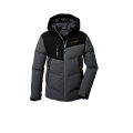 Killtec Winterjacke Kow 376 in Daunenoptik (wind- und wasserdicht, atmungsaktiv, PFC-frei) anthrazitgrau Kinder